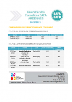 BAFA CALENDRIER PRINTEMPS